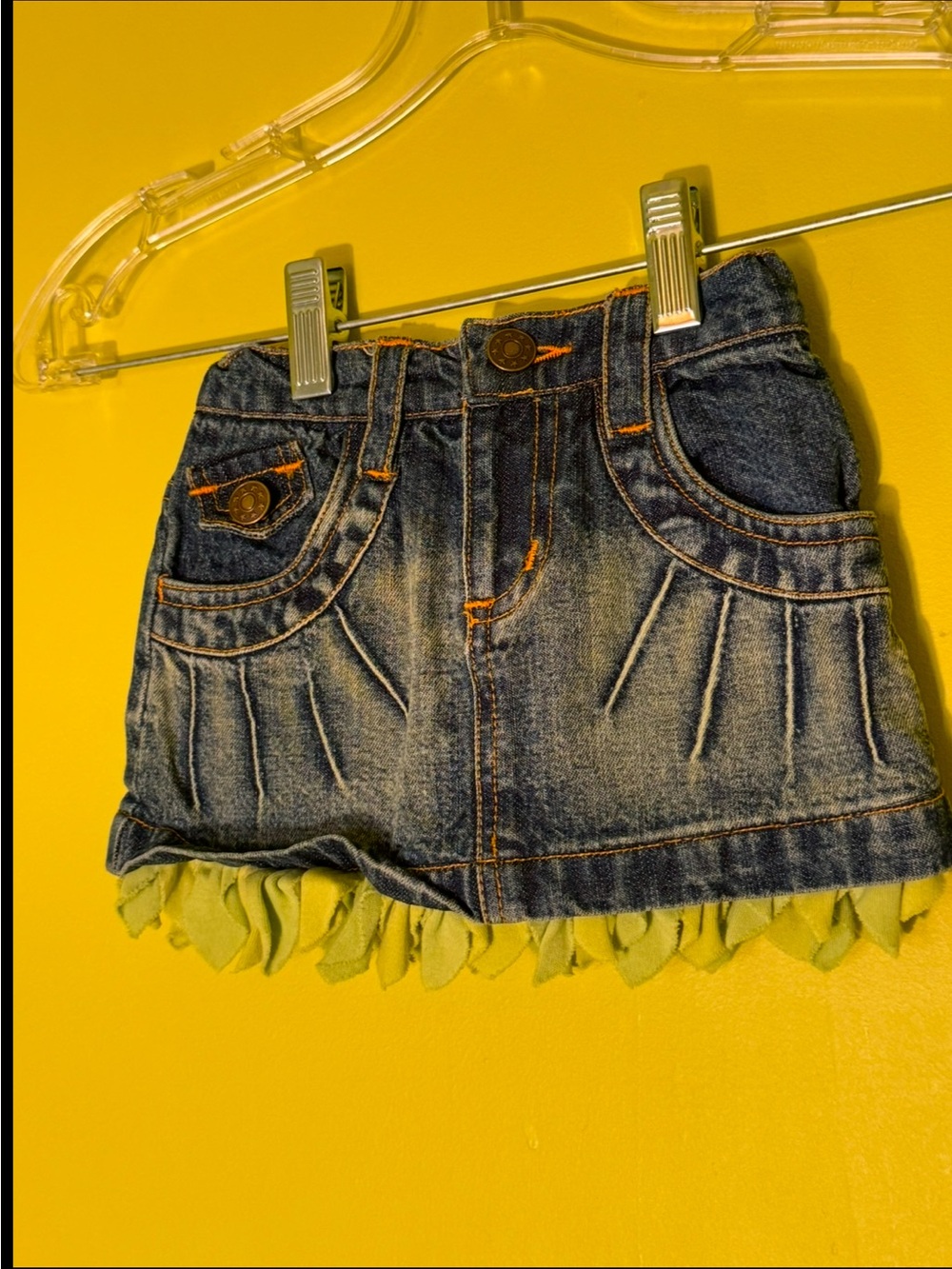 Vintage Y2K toddler Mini denim skirt